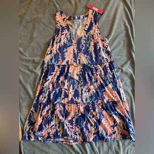 NWT Lilly Pulitzer Lorina Dress Swim On Over Size L
